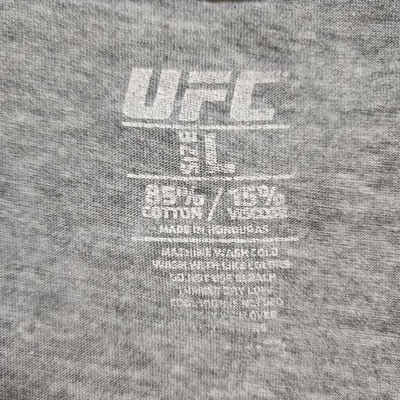 UFC Fighting Mens Camo Short Sleeve Crew Neck T-Shirt Grey Cotton-Blend Size L - Picture 6 of 8
